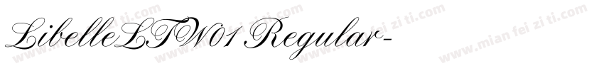 LibelleLTW01 Regular字体转换